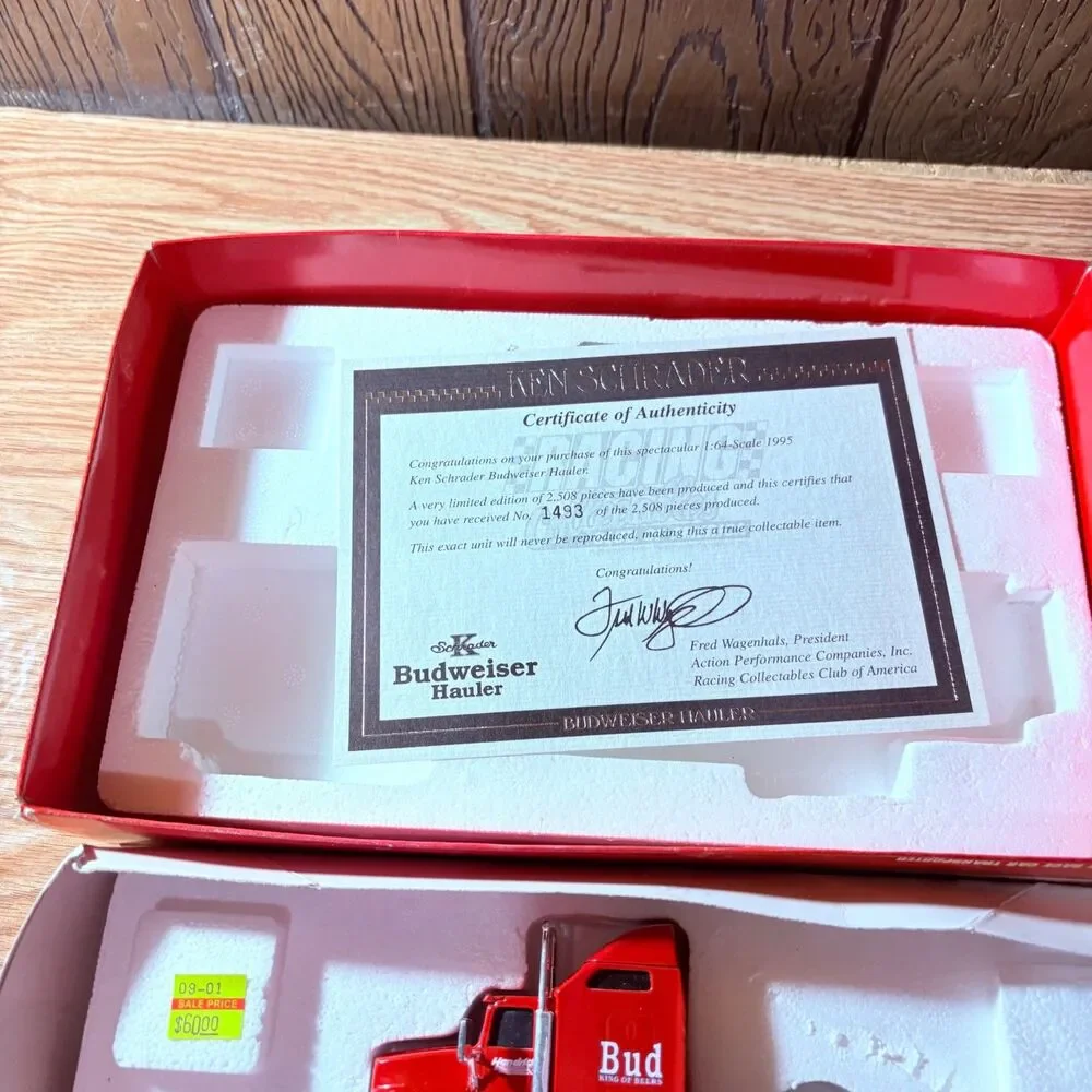Ken Schrader Winston Cup Collectable 1:64 Scale Race Car Transporter Truck